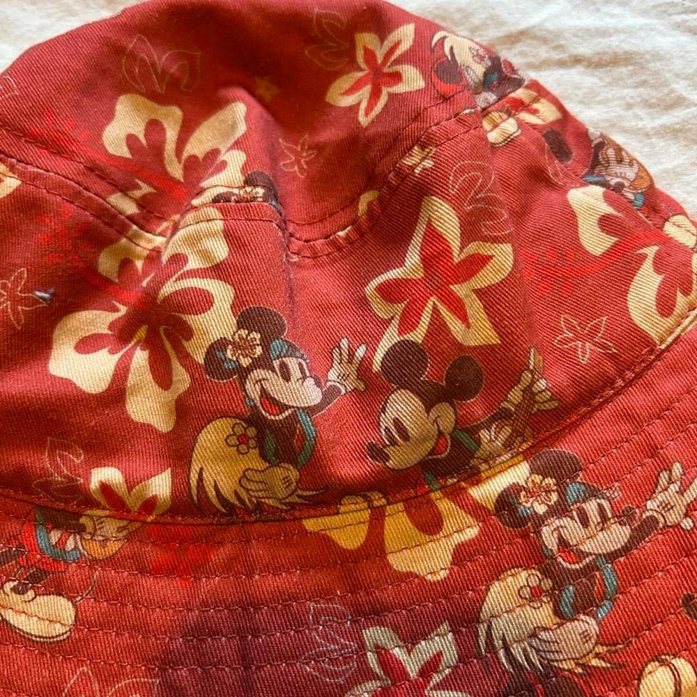 Disney Mickey Mouse red tropical bucket hat - Picture 3 of 4